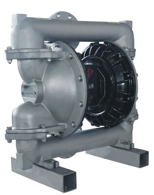 120psi PTFE-Membran-AODD-Pumpe für die Handhabung von Feststoffpartikeln Pneumatische Membranpumpe