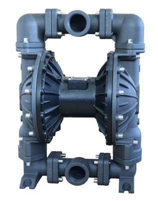 2 Zoll Aluminium Pneumatik-Membranpumpe 120 Psi Großer Durchfluss für Bearbeitung und Abwasserbehandlung