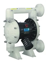 150 GPM Durchflussgeschwindigkeit Luftbetriebene Membranpumpe mit langlebigem und leichtem Aluminiumkörper