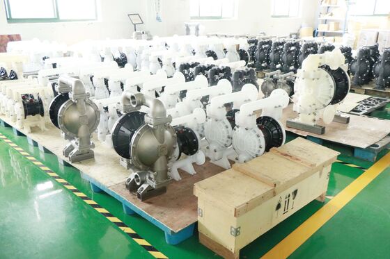 2 Zoll Lebensmittelqualität Sanitär Pneumatische doppelte Membranpumpe mit Lebensmittelzeugnis