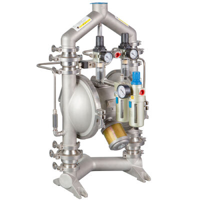 Neue pneumatische Pulverpumpe mit PTFE-Membran und 150 gpm Durchflussrate für industrielle Anwendungen
