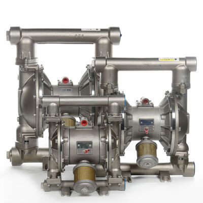 AODD-Pumpe aus Edelstahl mit pneumatischer Energiequelle für Abwasserbehandlung und Bewässerung