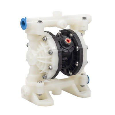 RV-Plastik-AODD-Diaphragmenpumpe mit PP-Material-PTFE-Diaphragme und maximalem Druck von 100 psi