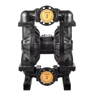 Aluminiumlegierung Pneumatische Doppelmembranpumpe 3 Zoll für Abwasserbehandlung und Bewässerung