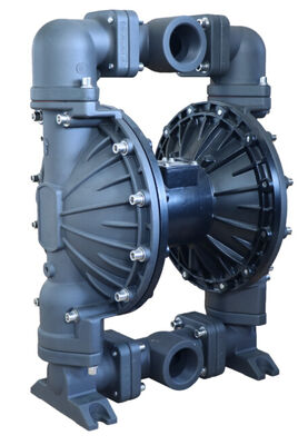 2 Zoll Aluminium Pneumatik-Membranpumpe 120 Psi Großer Durchfluss für Bearbeitung und Abwasserbehandlung