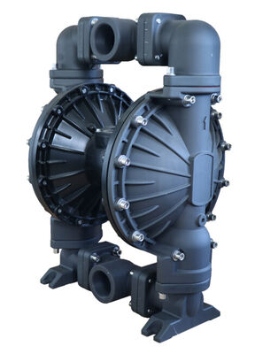 2 Zoll Aluminium Pneumatik-Membranpumpe 120 Psi Großer Durchfluss für Bearbeitung und Abwasserbehandlung