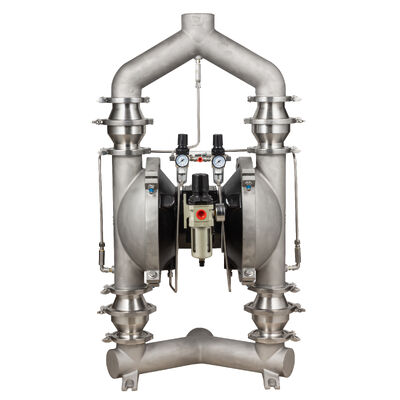 Luftbetriebene Membranpumpe für Pulver und Staub
