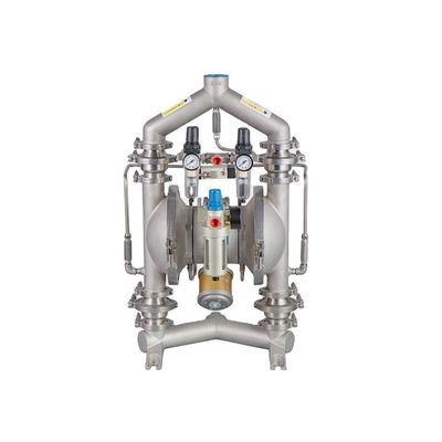 Leichte schwarze pneumatische Membranpumpe mit 192 L/min Förderleistung für Transportleistung